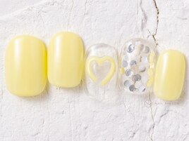 メタリックホロハート ￥8050