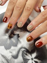 サロン ヌイ(salon NUI)/bordeaux × beige × brown