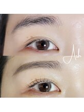 アッシュ(Ash)/まゆ毛デザイン×まつげパーマ