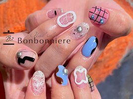 カラフルニュアンスネイル