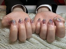 ネイルサロン シェリ(NAIL SALON Cheri)の雰囲気（パラジェルベース〇推し活ネイル推し色を入れたニュアンス）