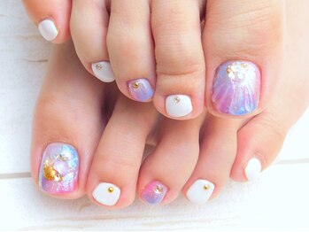 ベルビアンカ(Bell bianca)の写真/気分を高めるトレンドデザインを多数ご用意♪足元まで隙のないフットケア＆デザインで褒められ足先に！