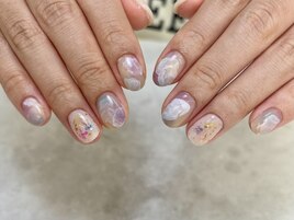 カラフルニュアンスネイル