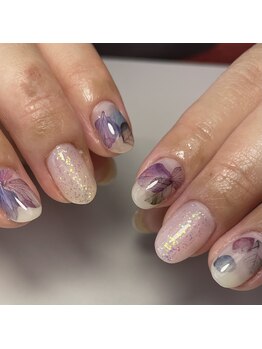 ネイルサロン ラシーヌ(Racine)/花シール