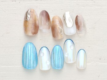 ネイルミックス 銀座四丁目店(Nail Mix)の写真/【5990円★トレンドコース(60分)】毎月変わる 9種から選ぶ最新デザインでオシャレ度UP♪（新作5/1～）