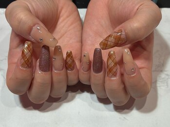 チェックネイル