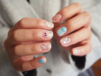 ラブル オモテサンドウ(Lovl Omotesando)/大人ガーリーネイル