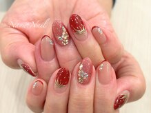 ナナネイル(Nana.Nail)/大人女子「いちご狩り」ネイル2