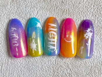 レイネイル 岐阜茜部店(RAY NAIL)/トロピカルサマーネイル