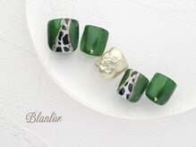 ネイルサロン ブランロール 三軒茶屋店(Blanl'or)/FOOT　秋色アニマル囲みミラー