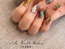 エーネイルサロン プラーカ本店(A-Nail Salon)/　くすみ秋カラーネイル