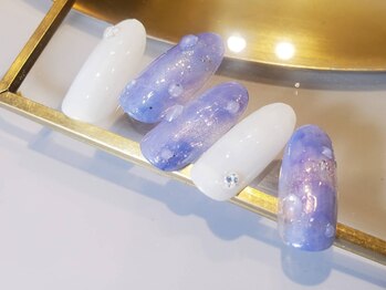 ケー フレーバー ネイル(K flavor nail)/6月【紫陽花ネイル4種　¥8980】
