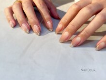 ネイル ドゥ 岡山駅前店(Nail Doux)/ガラスフレンチネイル