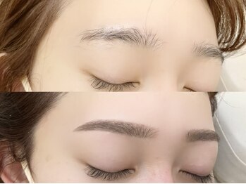 シャルエ アイサロン(Charer)の写真/Charer eye salonの眉WAXで垢抜けフェイスに!自分でお手入れしにくい眉のお手入れはプロにお任せください♪