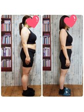 サロンドキー 舞子店(salon de:keY)/【26歳/159cm】 6か月で-18.40kg