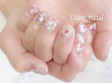 LOVEネイルの雰囲気(【オフ0円】初回4本アート¥7800|パラジェル変更0円♪画像持込OK)