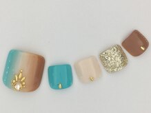 ネイルサロン フラール(Fullard)/406　フット　￥9158