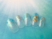 エストリブレ(estLivre)/シーグラスネイル