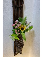 バンブー(bamboo)/すいはつで飾る生け花です
