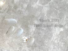 スリー(THREE)/March 2023/nail desing
