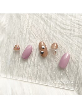 アムルーズ(Amoureuse)/猫ネイル♪