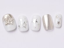 アイ ネイルズ 天神店(I nails)/キラキラシルバー