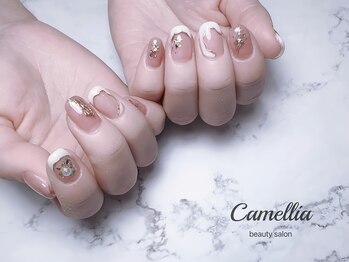 カメリア(Camellia)/ハンドジェルネイル/フィルイン