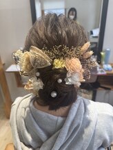 ハッピーアリスター(HAPPY ALISTER)/ヘアセット☆下めシニヨン