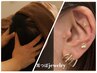 【癒し度UP◎】ドライヘッドスパ＋耳つぼジュエリー両耳10粒+耳マッサージ付