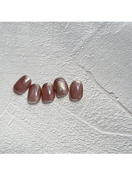 リファインネイル(refinenail)/ブラウンニュアンスネイル