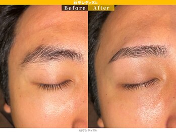眉ダンディズム 大阪天神橋六丁目店/キリッと眉毛も作れちゃいます！