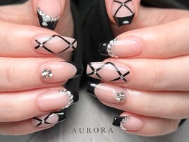 バレエコア フレンチ Ｖカット