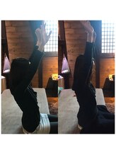 あすから.カイロプラクティック 石芝院/肩こり対策　before → after