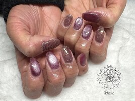 マグネット×ラメ