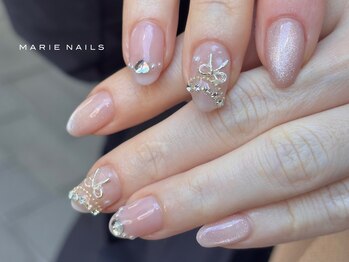 マリーネイルズ 表参道店(MARIE NAILS)/リボンチャーム　1208a