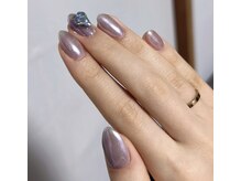 ブルームネイル(bloomnail)/WhitePINKオーロラネイル