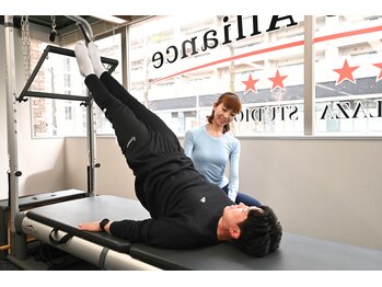 ピラティスアライアンス たまプラーザスタジオ/男性のみ、カップルで同時もok!