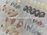 HAND【定額本真珠ネイル】再来1ヵ月以内ソフトジェルオフ無料 ¥7500