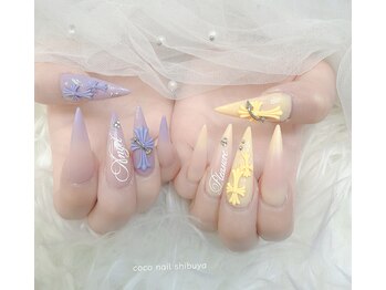 CoCo Nail【ココネイル】渋谷《長さ出し専門店/つけ放題/持ち込み》/