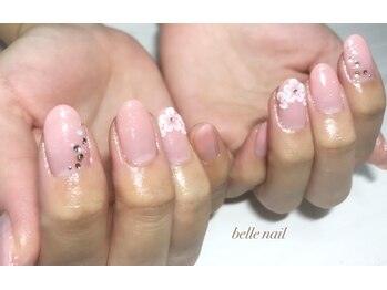 ベルビューティー(belle beauty)/フラワーブライダルネイル