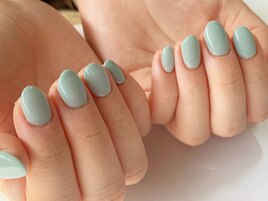 くすみブルー☆