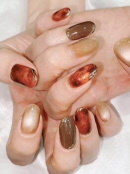 秋の定額デザインネイル☆