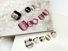ホカネイルズ(HoKAnails)/【フット】定額デザインコース
