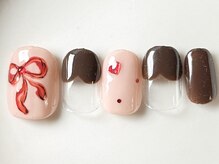 カラ ネイル 中津店(calla nail)/ゆるっとリボン
