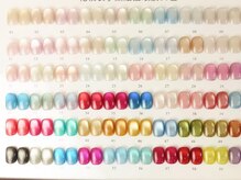 ウィルネイル 二子玉川店(wilu nail)の雰囲気(豊富なカラー・マグネット200色以上)