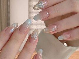 やさしい雰囲気ネイル