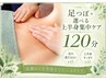 【むくみ・巡りケア】足つぼ＆上半身選べるケア120分
