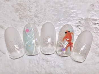 ネイルサロン ウノ 湘南平塚(UNO)/金魚ネイル☆