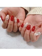 ブラン(blanc)/レッドネイル