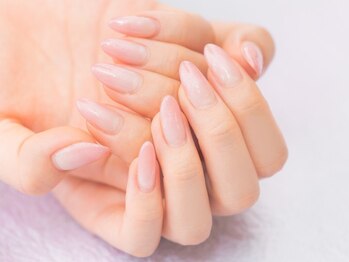 ネイルドゥマルシェ(Nail du Marche)の写真/爪にコンプレックスがある方へ☆ネイルケア&スカルプチュアで長さ出し！好みの長さ・形で美爪に♪